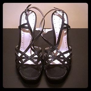 Black Slingback Dress Heels